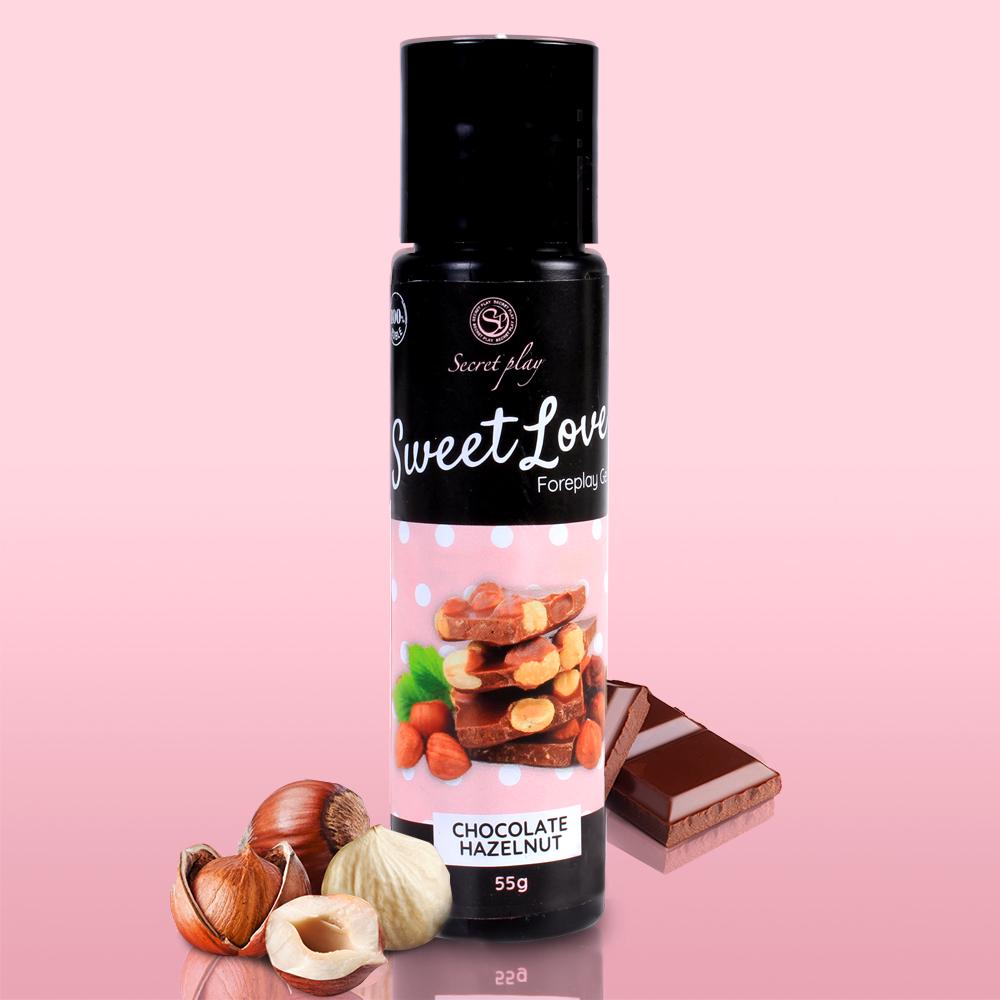 Вкусовой лубрикант Secret Play Chocolate Hazelnut Gel 60 мл - фото 2