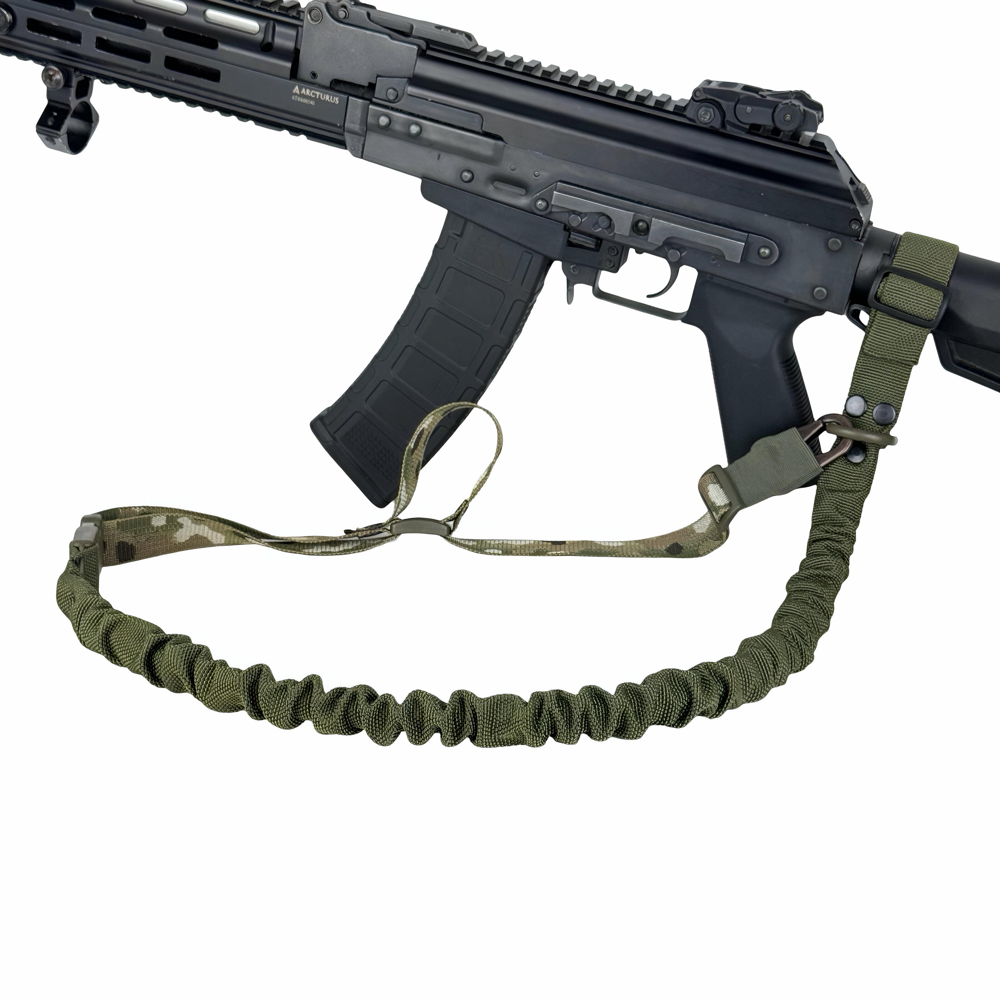 Ремінь для зброї одно/двоточковий еластичний Ragnarok FORSETI Мультикам - фото 3