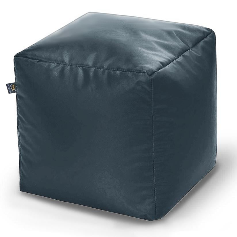 Бескаркасный пуф Tia-Sport Кубик оксфорд 30x30x30 см Серо-синий (24879952) - фото 1