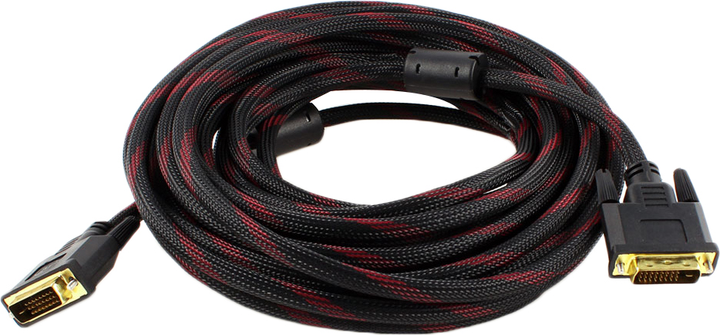 Кабель Dvi-D-Dvi-D тканевый 24+1/24+1pin 1,5 м (1250) Кабель Dvi-D-Dvi-D тканевый 24+1/24+1pin 1,5 м (1250)