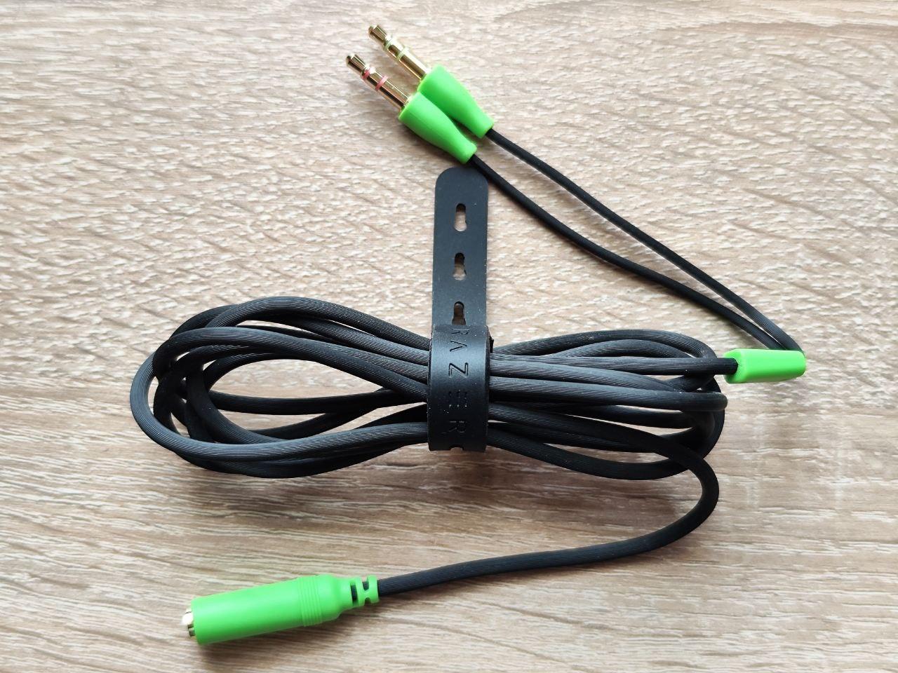 Перехідник подовжувач RAZER Kraken HyperX Cloud сплітер мікрофон аудіо (2172984656)