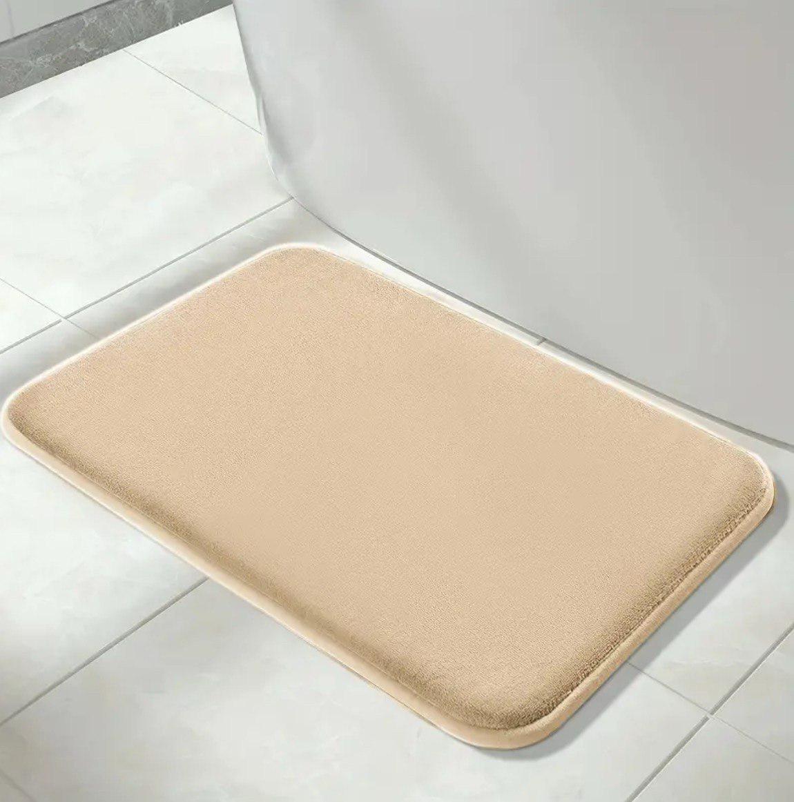 Коврик в ванную Smooth Premium Memory Foam 2в1 80х50/60х40 см 2 шт. Бежевый (NKPSmooth0004) - фото 1 Коврик в ванную Smooth Premium Memory Foam 2в1 80х50/60х40 см 2 шт. Бежевый (NKPSmooth0004) - фото 1