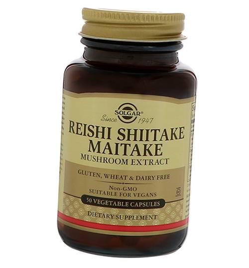 Добавка Reishi Shiitake Maitake Mushroom Extract 50 вег. капс. (71313029)