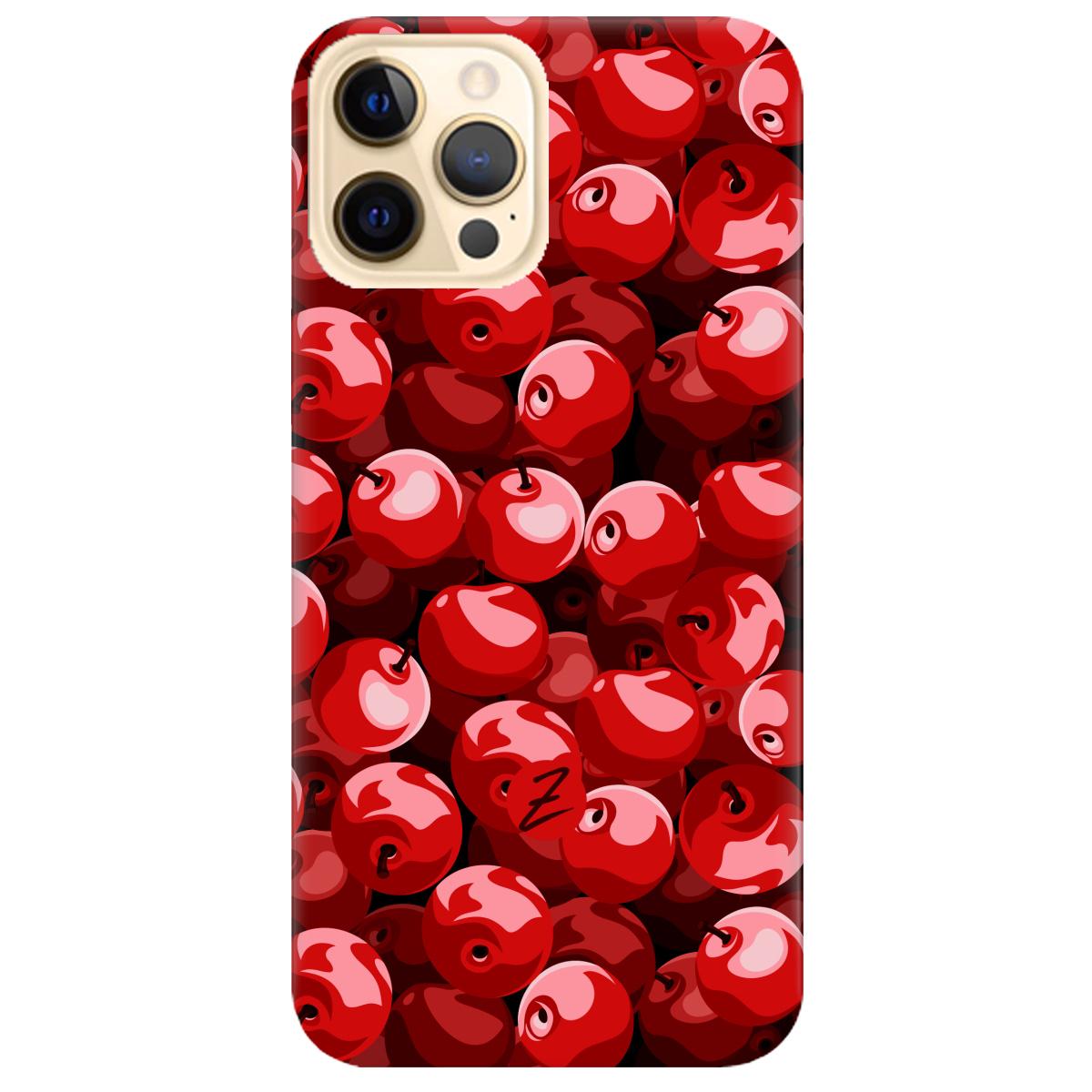 Силиконовый чехол Zorrov для Apple iPhone 12 Pro - Cherry (14080040165087277)