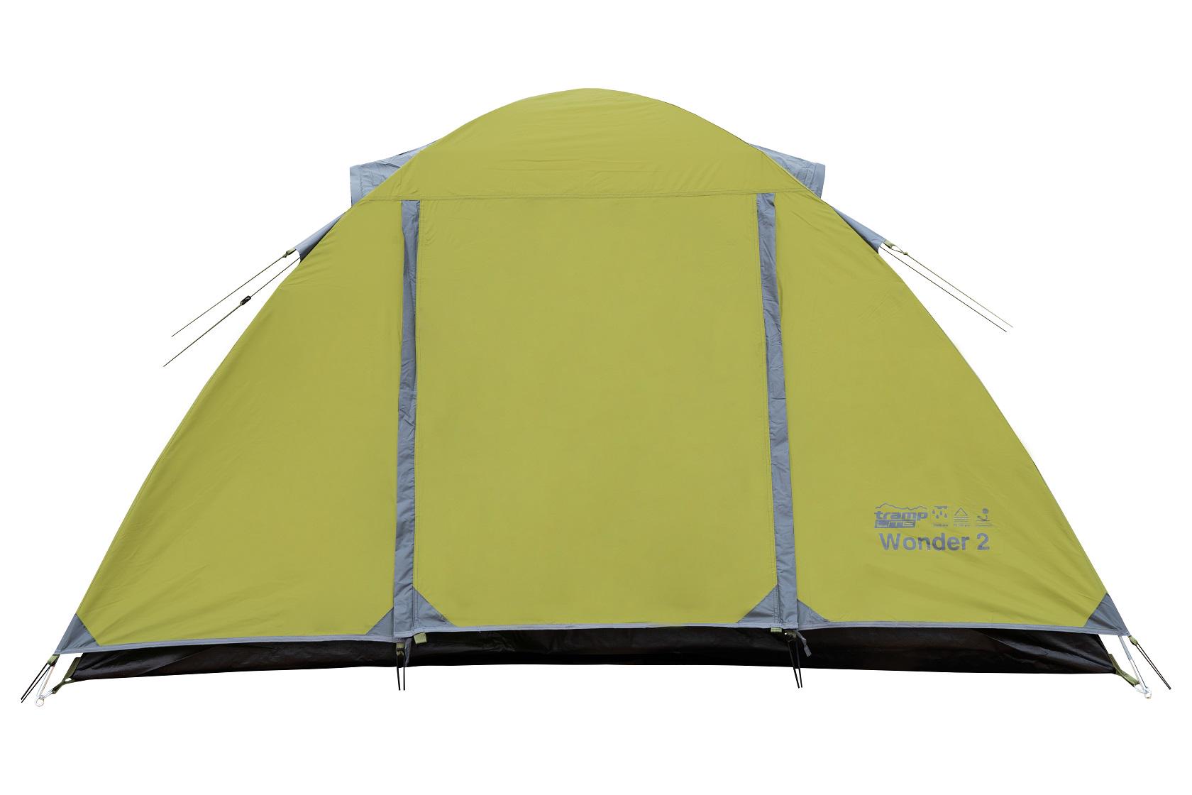 Палатка двухместная Tramp Lite Wonder 2 Оливковый (UTLT-005-olive) - фото 5