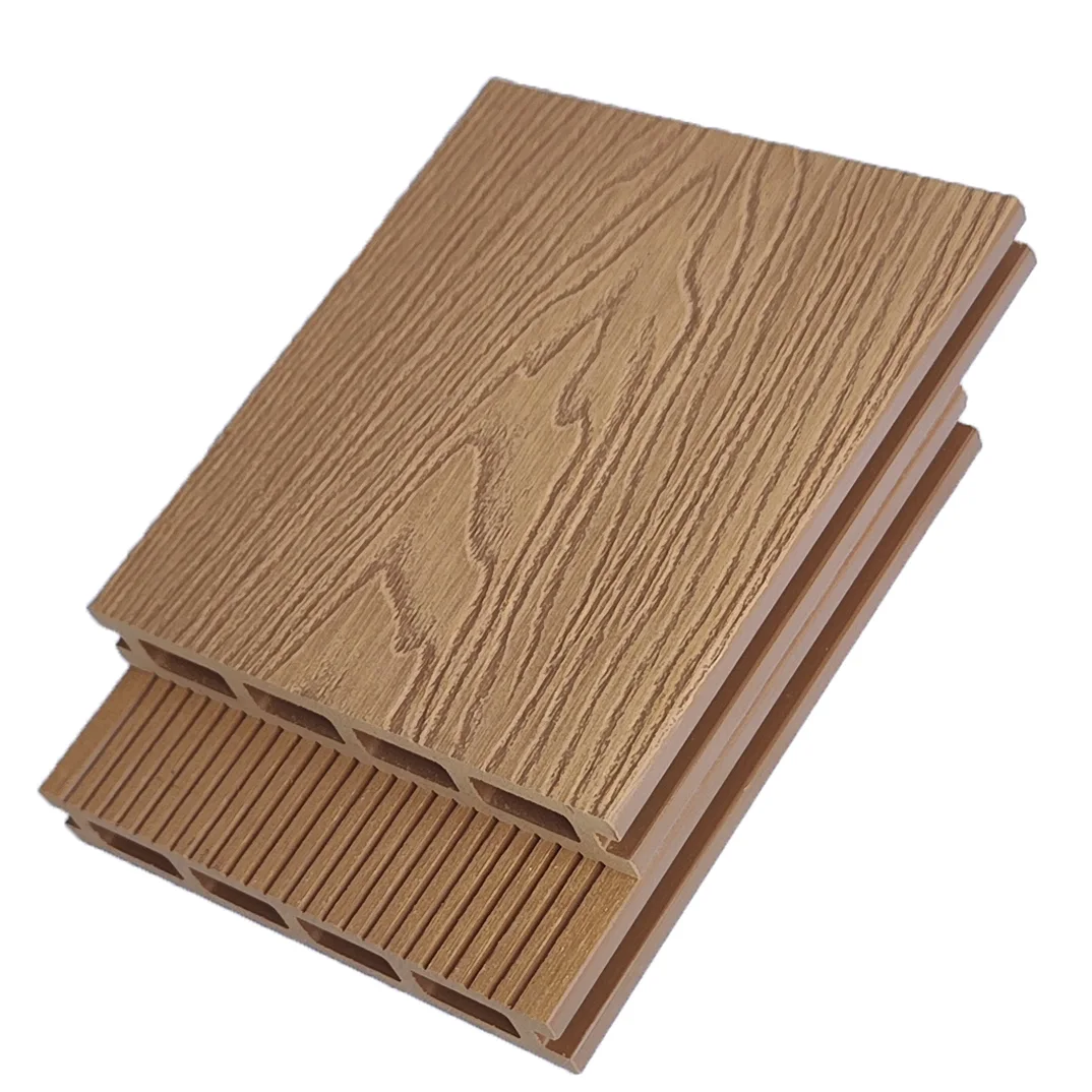 Терасна дошка двостороння Pro Deck Natur 3D 2900х140х23 мм Золотий Тік (10446)