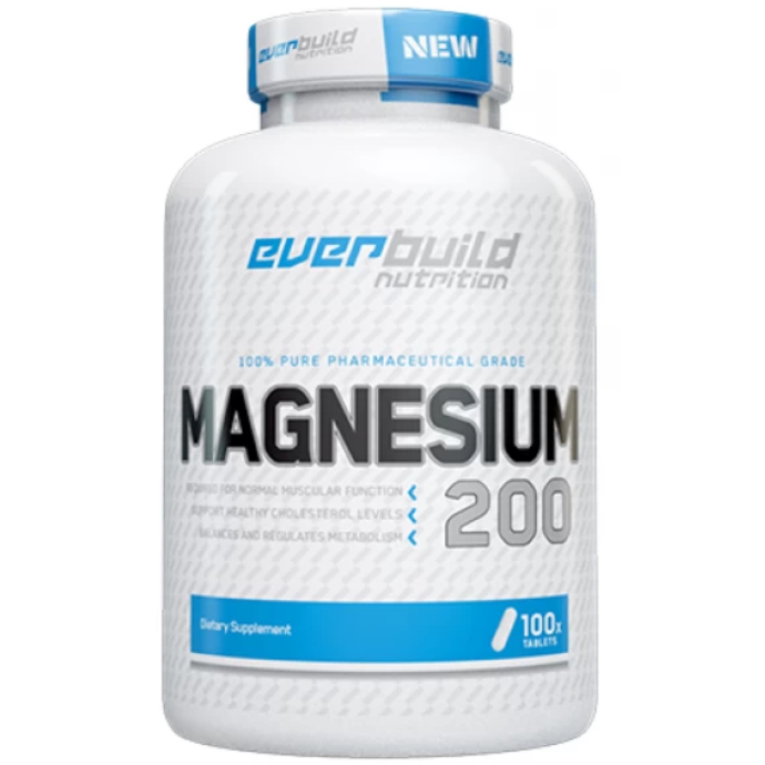 Магний цитрат Everbuild Nutrition Magnesium Citrate 200 мг 100 таблеток