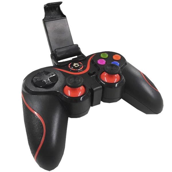 Джойстик игровой Controller V8 с поддержкой Bluetooth для PC/Android/iOS Черный (15468125)