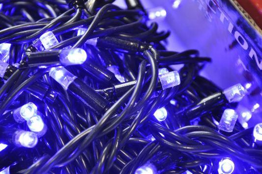 Гирлянда-дождик уличная ICE 200LED 10 м Синий (000019263)