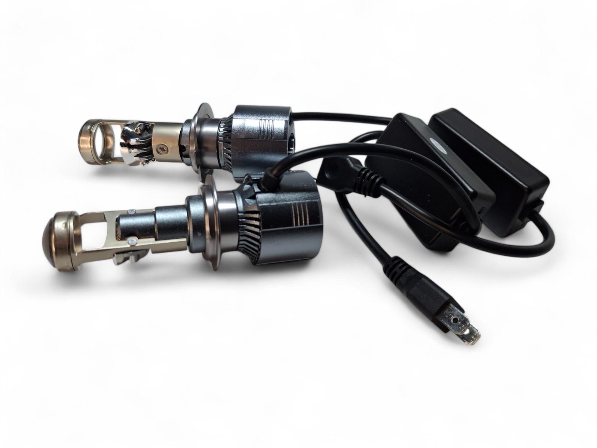 Автомобільна міні-лінза Led А80 H7 80W (100001-58) - фото 4 Автомобільна міні-лінза Led А80 H7 80W (100001-58) - фото 4