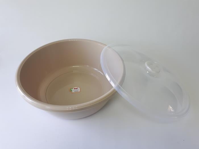 Таз пищевой с крышкой Dunya Plastik 10428 пластиковый D 48 см H 17 см 21 л (1201505452) - фото 3 Таз пищевой с крышкой Dunya Plastik 10428 пластиковый D 48 см H 17 см 21 л (1201505452) - фото 3