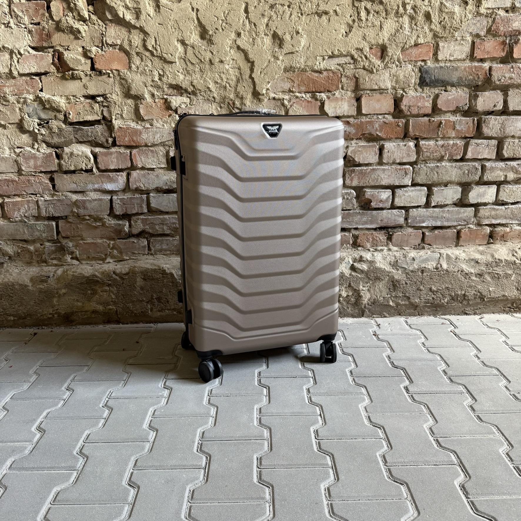 Чемодан Wings PEA01 дорожный L Шампань (26557311) - фото 2 Чемодан Wings PEA01 дорожный L Шампань (26557311) - фото 2