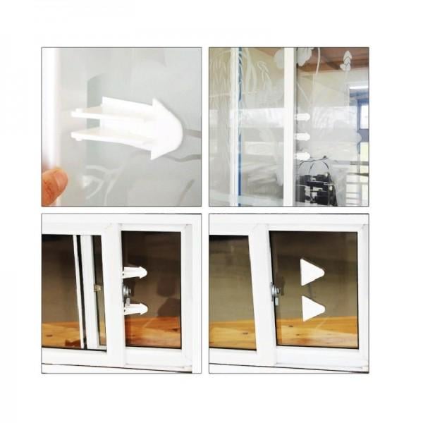 Блокіратор для розсувних систем ЗМ 008 Білий - фото 6