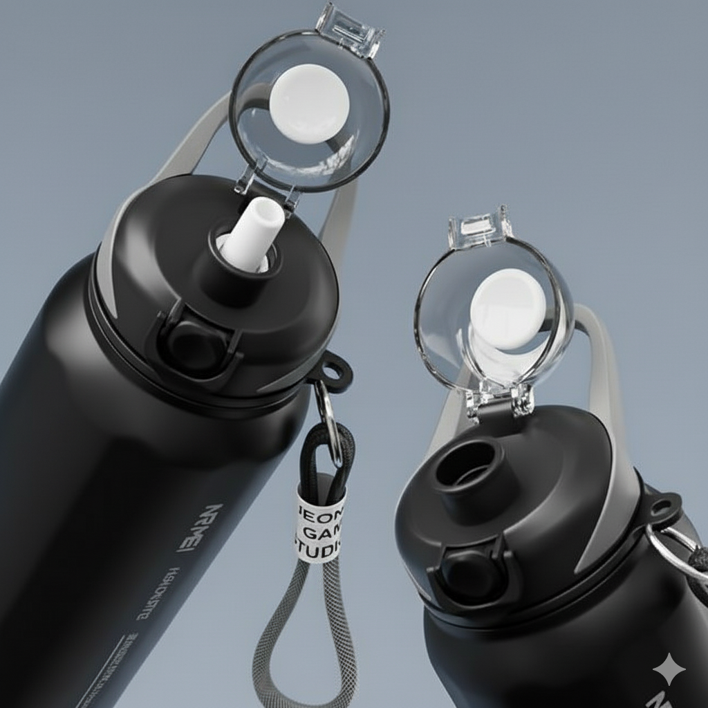 Термос NRMEI з нержавіючої сталі 316 герметичний не містить BPA 1000 мл Чорний (2817358959) - фото 11 Термос NRMEI з нержавіючої сталі 316 герметичний не містить BPA 1000 мл Чорний (2817358959) - фото 11