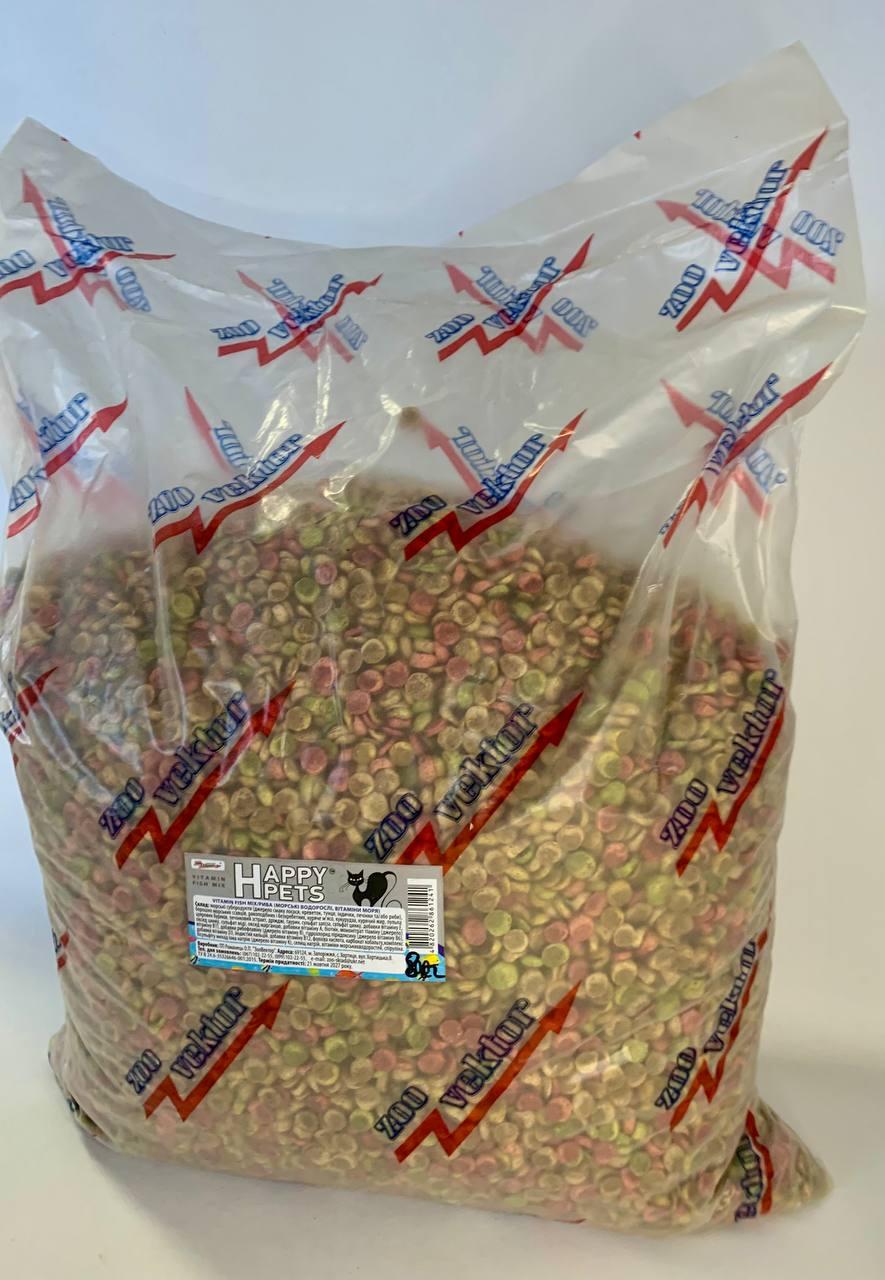 Корм для кошек ТМ Happy pets VITAMIN FISH MIX 8 кг - фото 5 Корм для кошек ТМ Happy pets VITAMIN FISH MIX 8 кг - фото 5