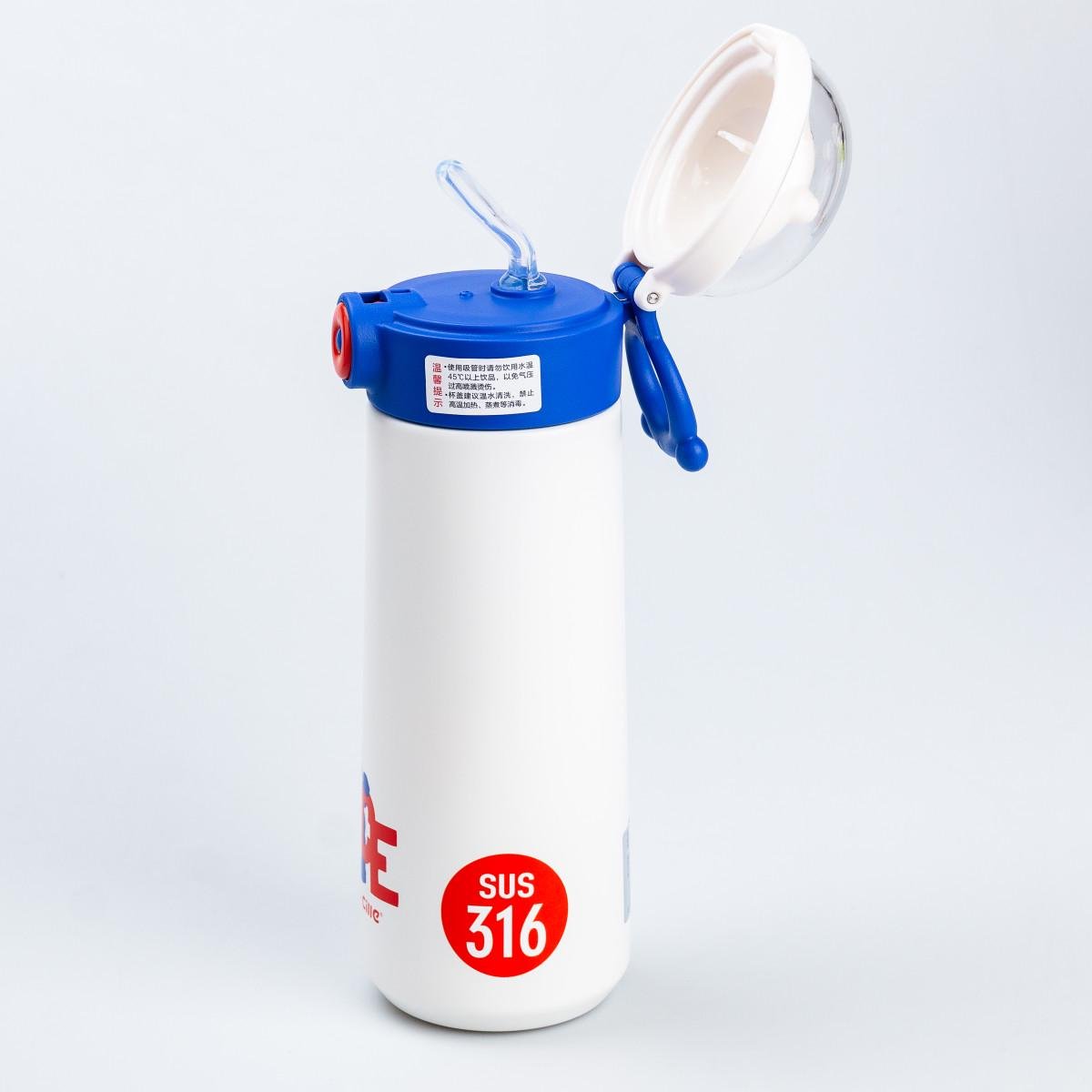 Термос дитячий Nice to meet you із трубочкою 500 мл Синій (HP17306B) - фото 4 Термос дитячий Nice to meet you із трубочкою 500 мл Синій (HP17306B) - фото 4