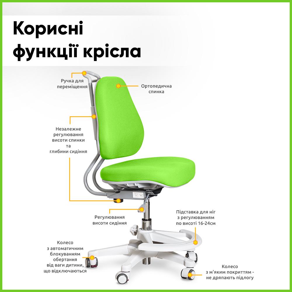 Кресло детское Evo-kids Mio Lite Зеленый (Y-507 Lite KZ) - фото 4 Кресло детское Evo-kids Mio Lite Зеленый (Y-507 Lite KZ) - фото 4