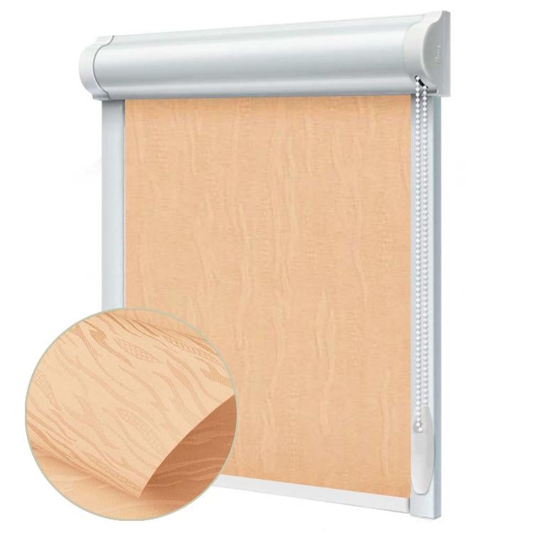 Рулонная штора Wenster Лазурь 2076 117,5х210 см закрытого типа П-образная Бежевый (АБ1216919770)