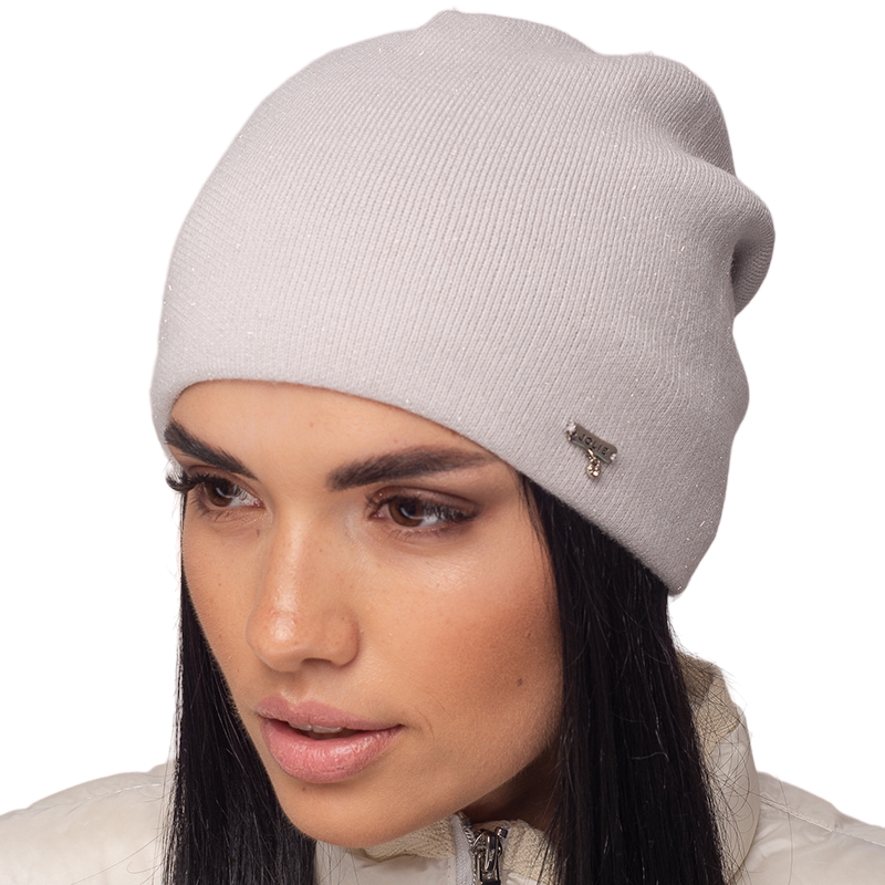 Шапка женская Leks Эврика утепленная флисом One size Иний (123368)