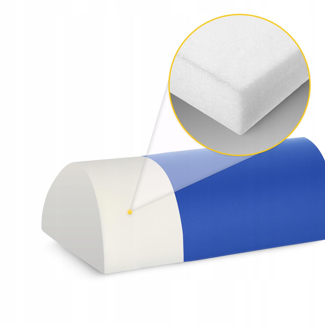 Полувалик 4fizjo для реабилитации и массажа 60х30х15 Blue (P-5905973402927) - фото 3 Полувалик 4fizjo для реабилитации и массажа 60х30х15 Blue (P-5905973402927) - фото 3