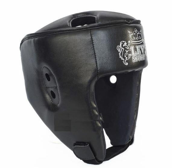 Шлем бокс LEV Sport кожа L Черный (8585053830634)