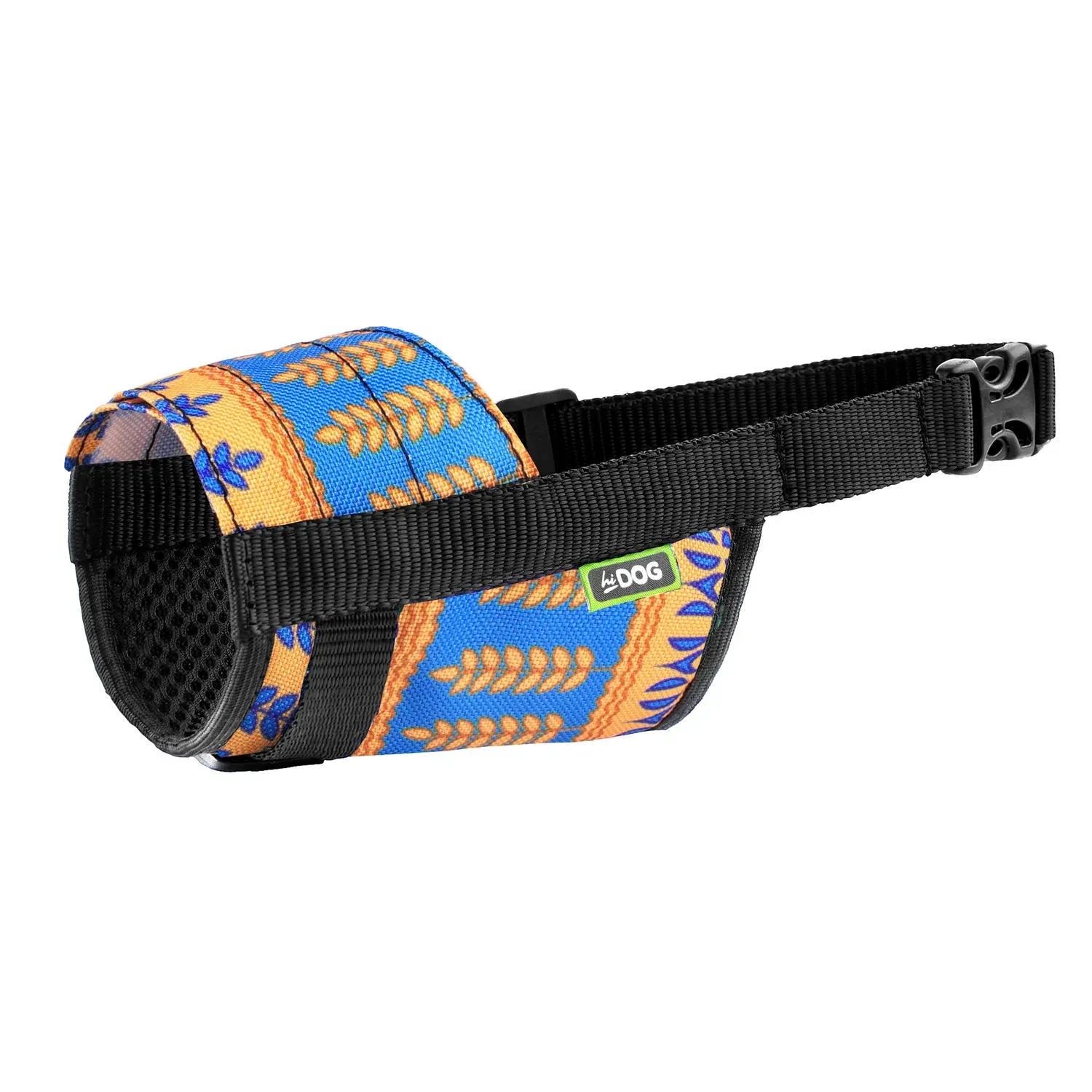 Намордник ТМ HiDog Колосок из нейлона регулируемый M 19-26 см