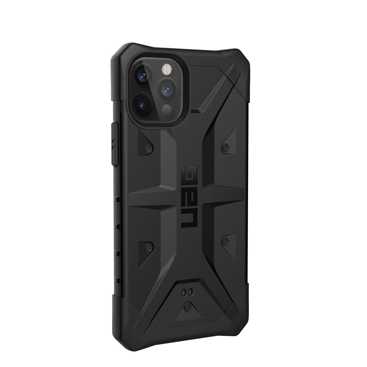 Противоударный чехол-накладка UAG Pathfinder Case for iPhone 12 Pro Max, Black - фото 3