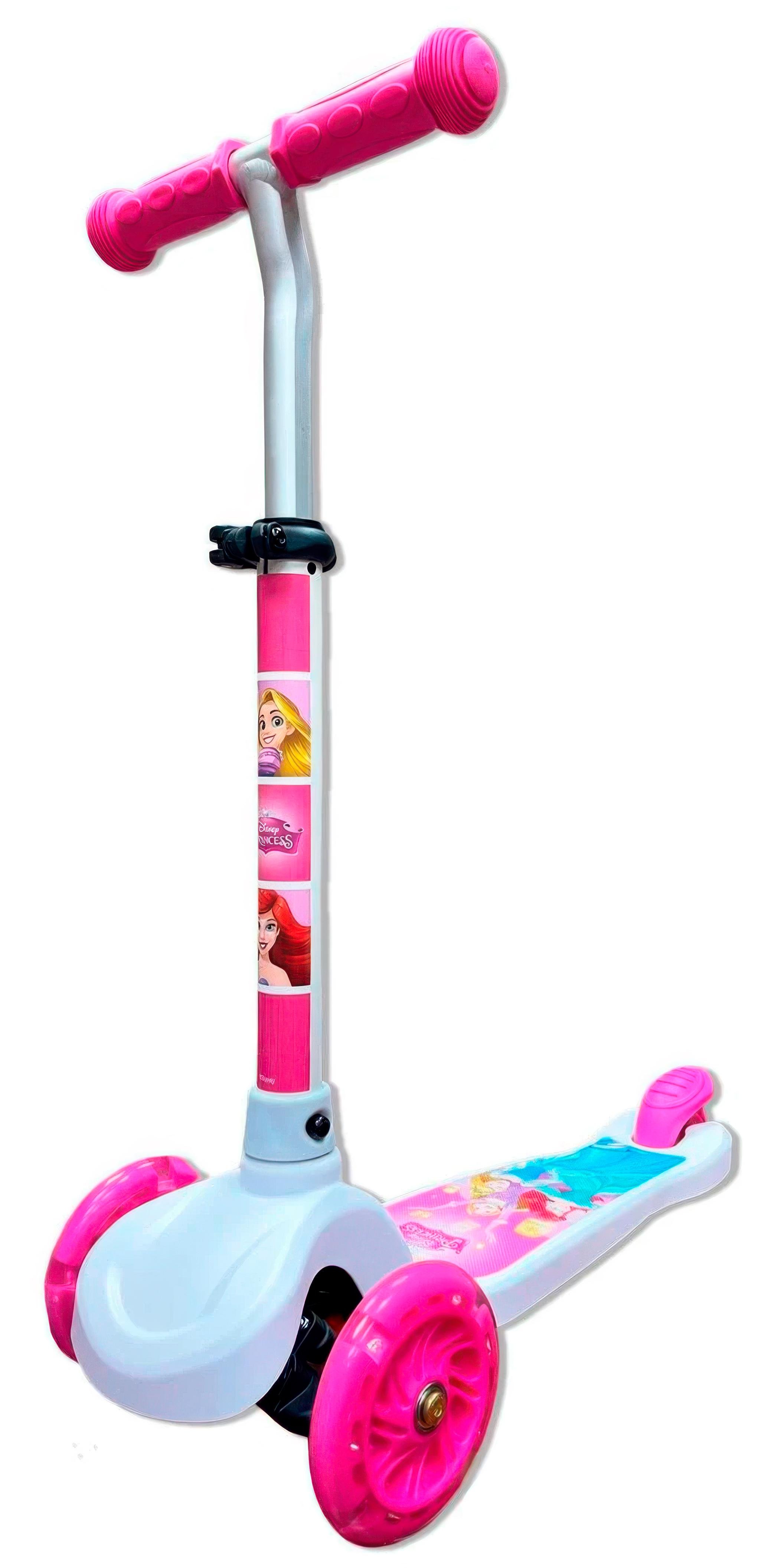 Самокат детский Bambi трехколесный с светящимися колесами унисекс Белый (DS-171-S-10)