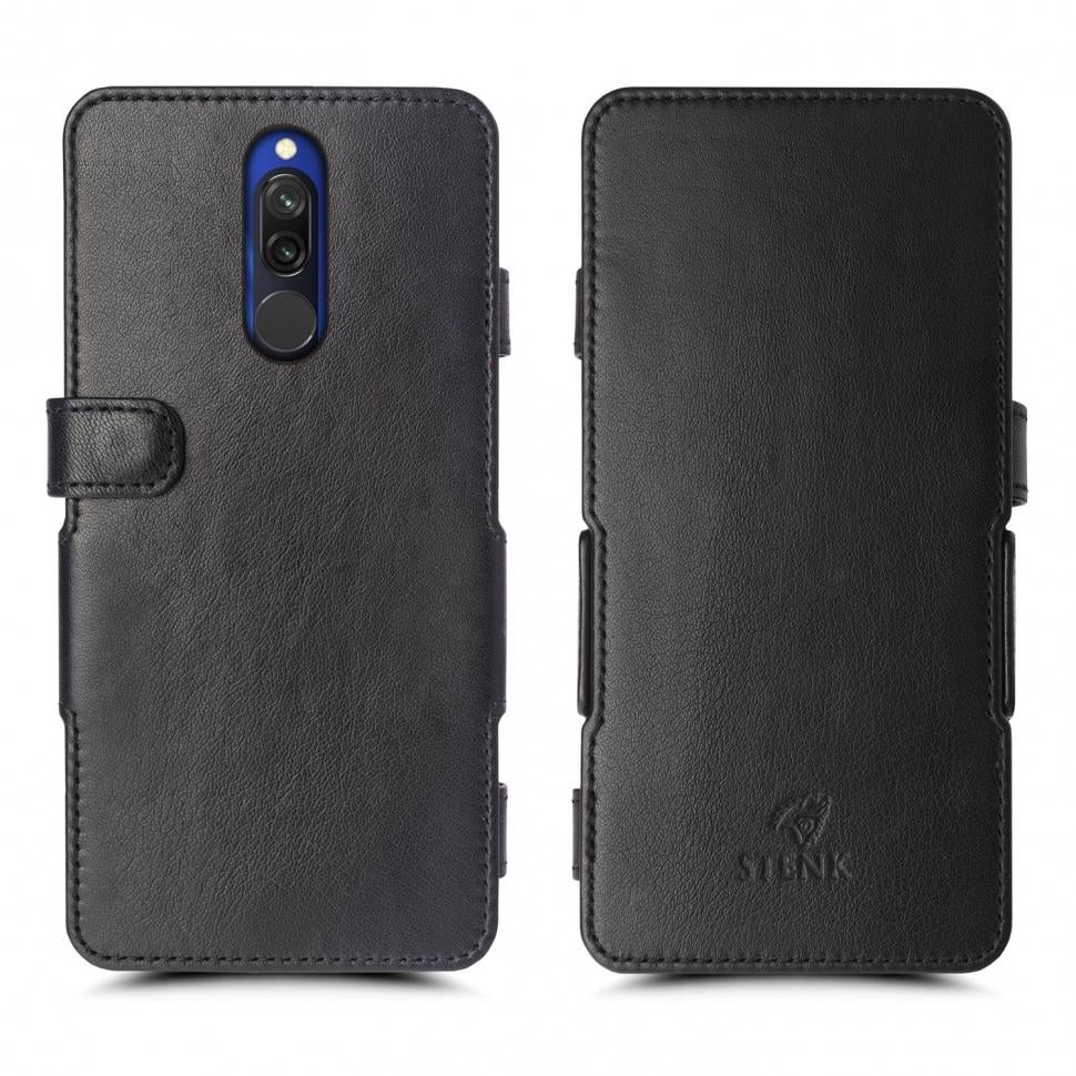 Чехол книжка Stenk Prime для Xiaomi Redmi 8 Черный (64627)