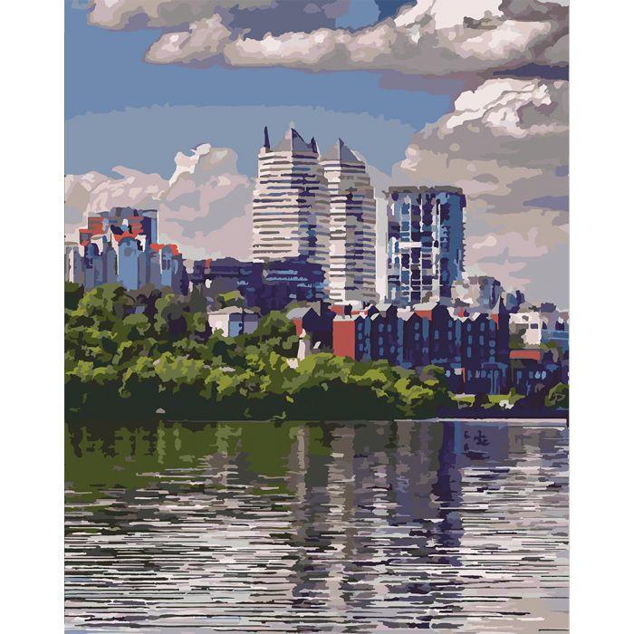 Картина за номерами Ідейка "Улюблене місто" 40х50 см (KHO2186)