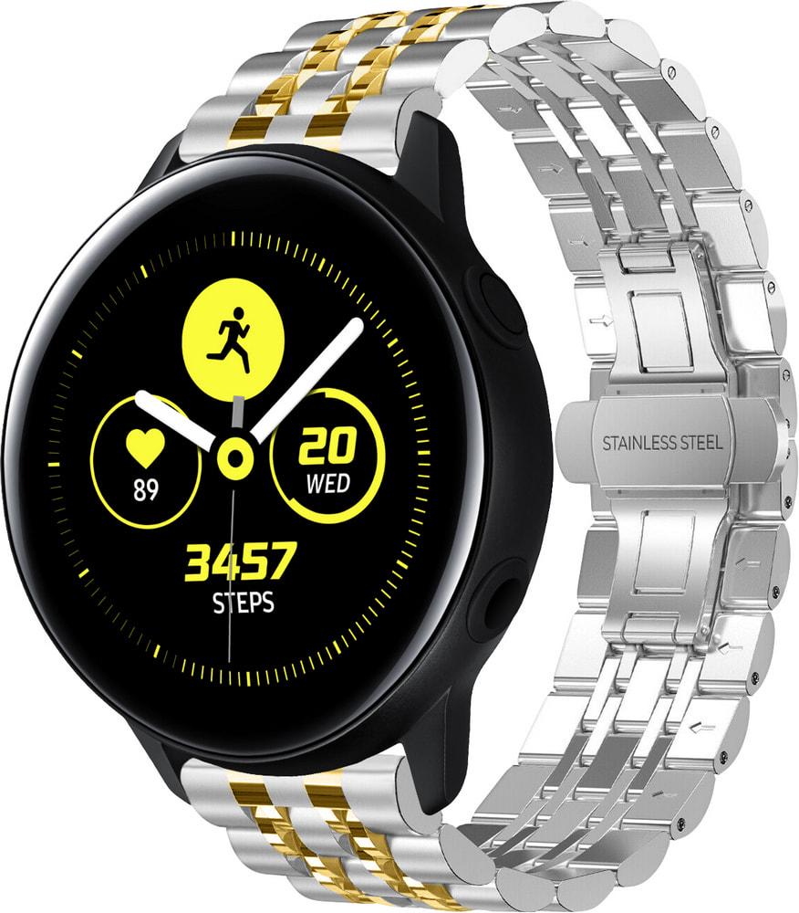 Браслет металлический Spinye Line для Galaxy Watch Active Silver Gold (29026-67)