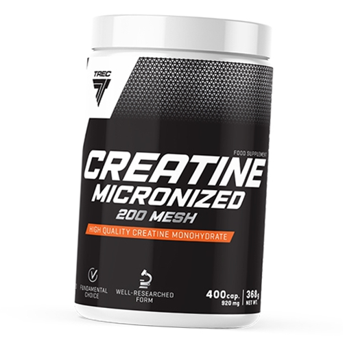 Креатин моногидрат Trec Nutrition Creatine Micronized 200 mesh 400 капс. (31101006)