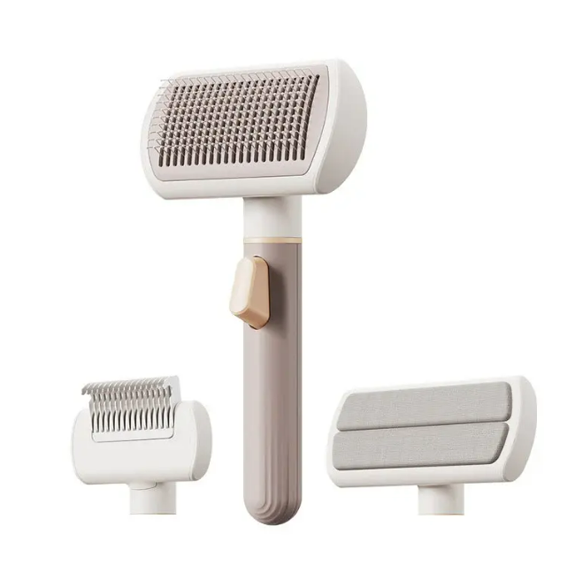 Расческа для вычесывания шерсти животных Pet Hair Brush 3в1 (CG5620)