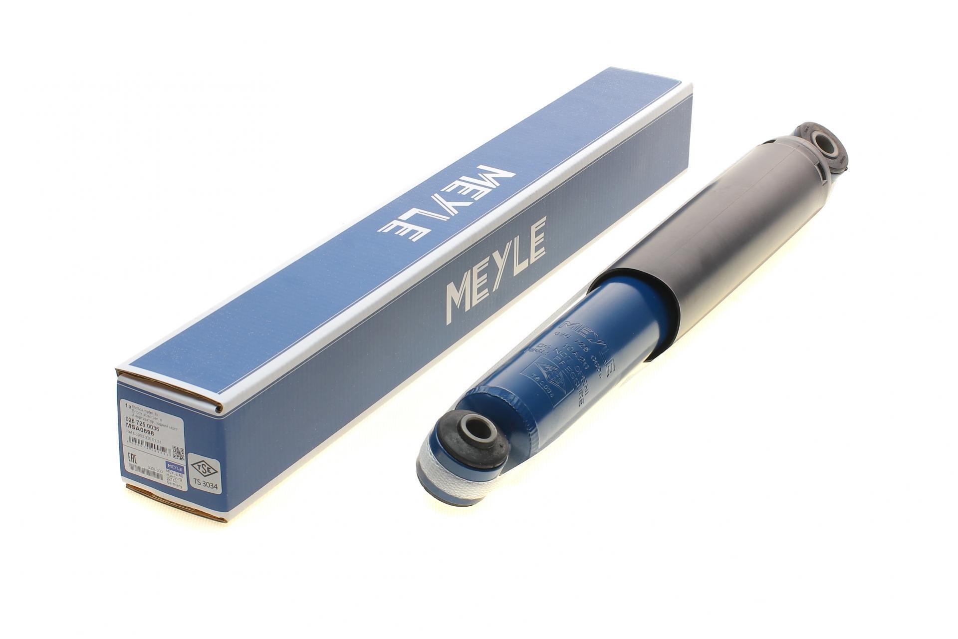 Амортизатор задний Meyle для Mercedes Sprinter 208-316 усиленный давление газа 95-06 - (026 725 0036)