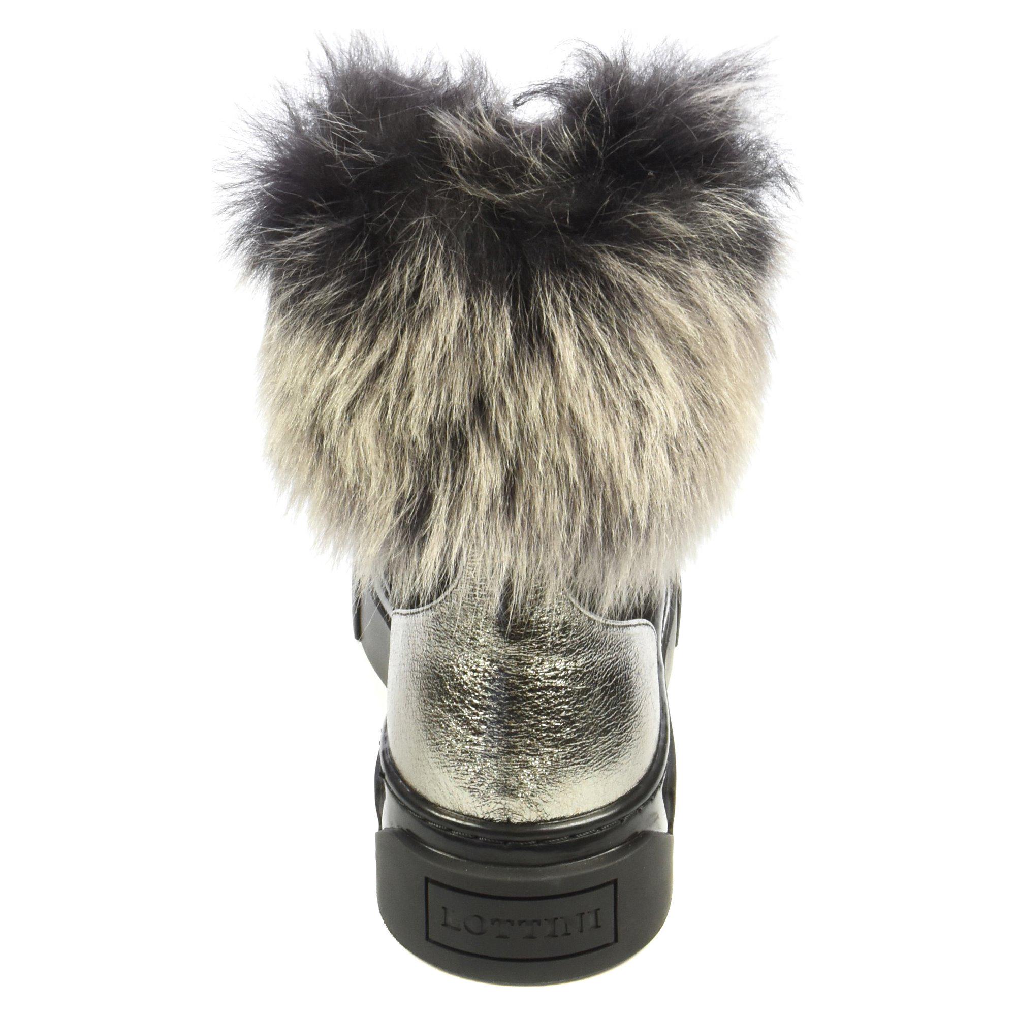 Ботинки зимние женские Lottini р. 37 Черный/Серебро (011332-37) - фото 10 Ботинки зимние женские Lottini р. 37 Черный/Серебро (011332-37) - фото 10
