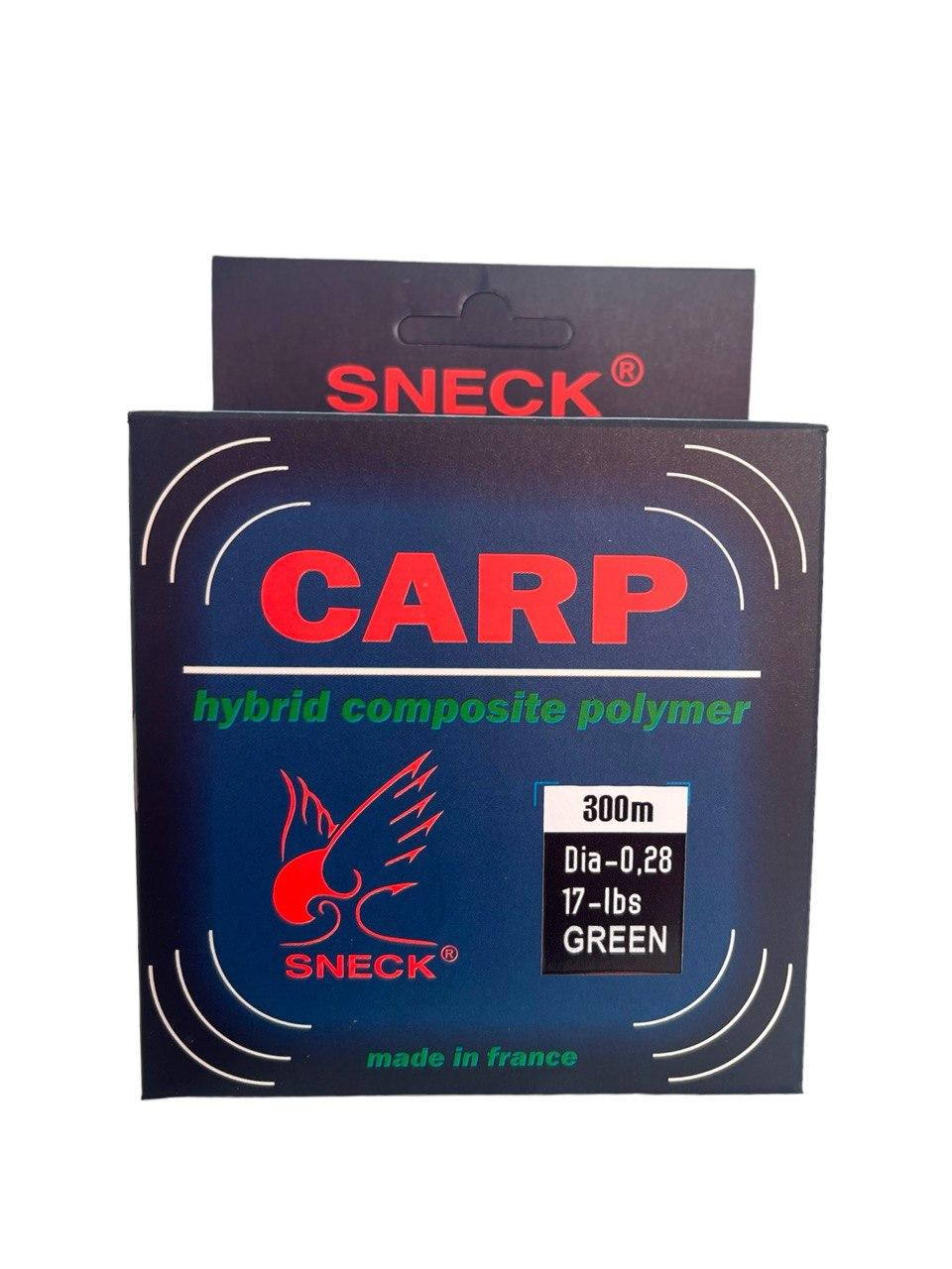 Леска карповая Sneck 0,28 мм 300 м Зеленый (2272850760) - фото 2 Леска карповая Sneck 0,28 мм 300 м Зеленый (2272850760) - фото 2