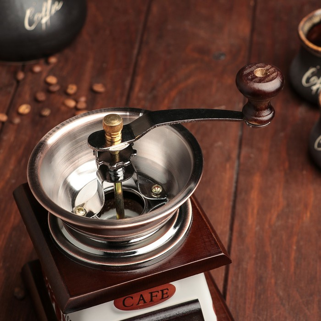 Кавомолка VESTA Lahesis Бежевий (BG-7001) - фото 3 Кавомолка VESTA Lahesis Бежевий (BG-7001) - фото 3