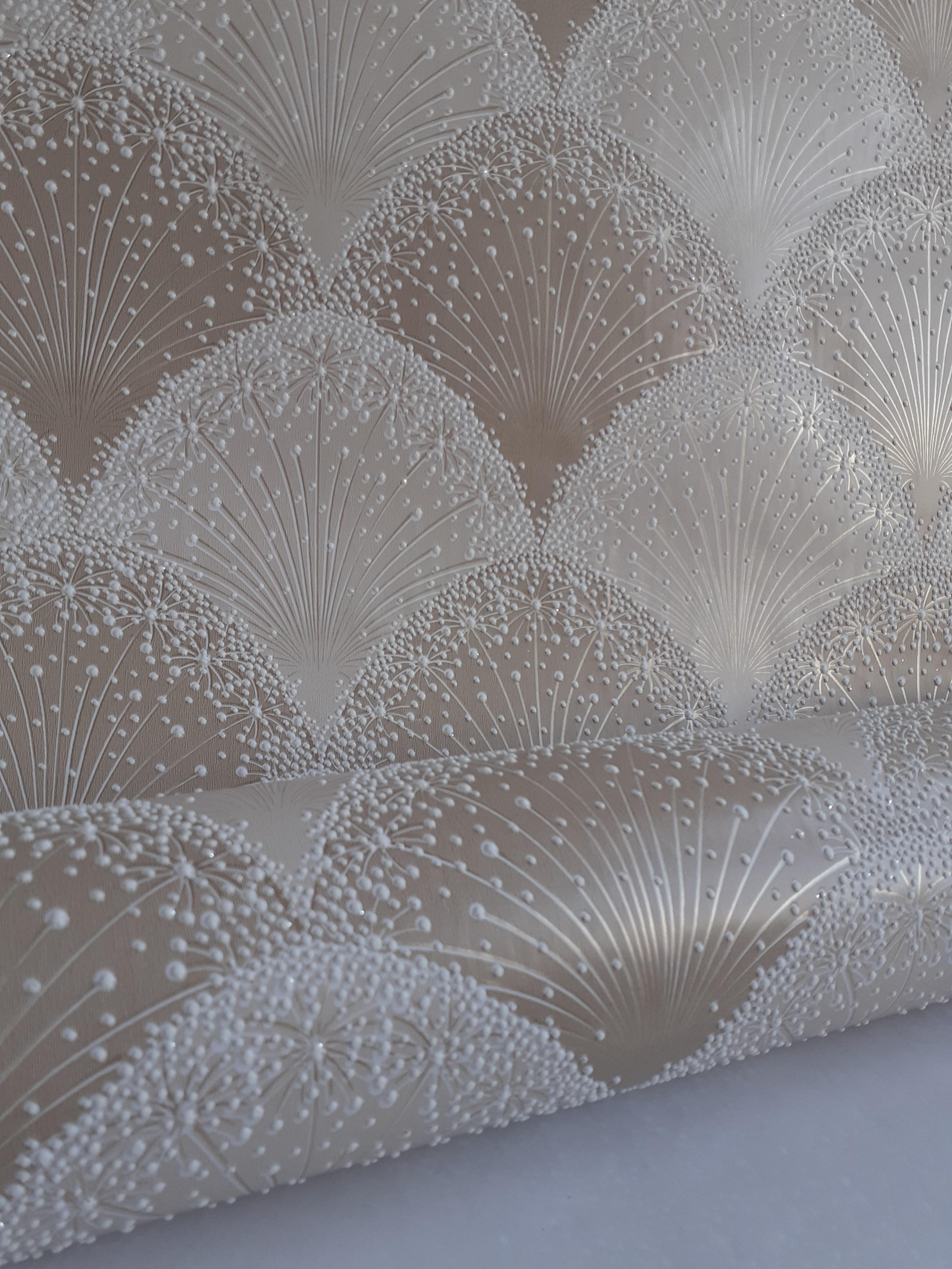 Обои бумажные акриловые V.I.P. Континент Талли Кремовый (30211 G) - фото 7