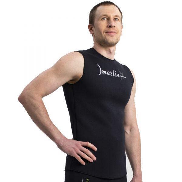 Майка неопреновая Marlin Vest Nylon XL 2 мм Black - фото 3