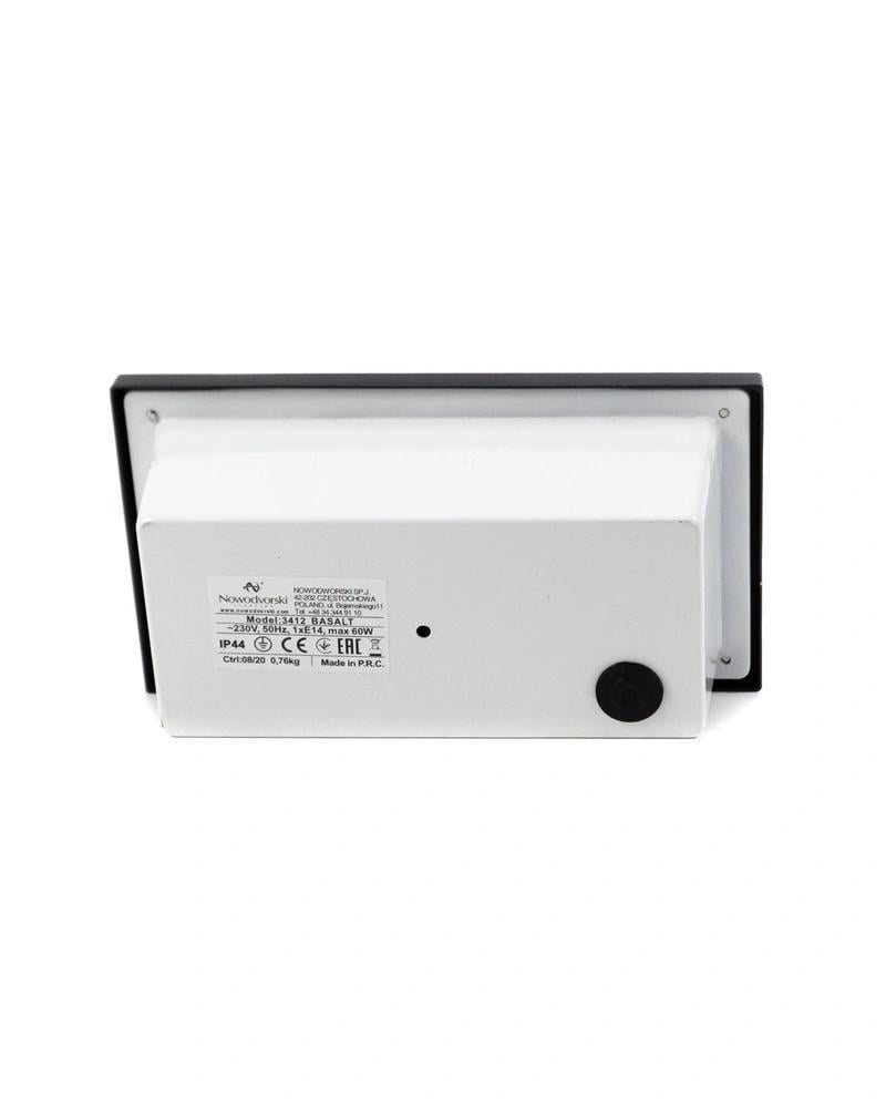 Уличный светильник Nowodvorski 3412 Basalt E14 IP44 60W Серый (28688224) - фото 2 Уличный светильник Nowodvorski 3412 Basalt E14 IP44 60W Серый (28688224) - фото 2