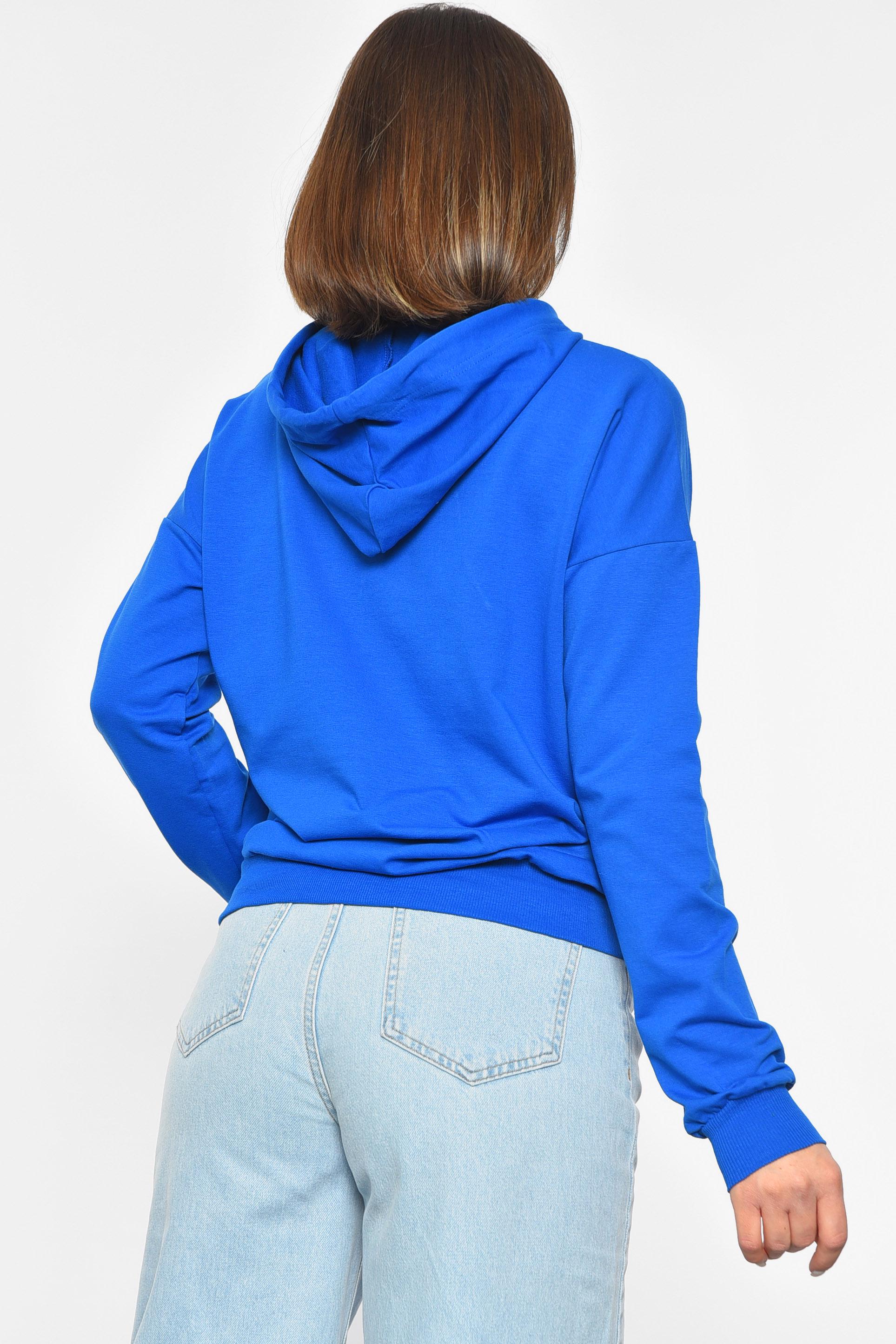 Худи женское XL Синий (189667) - фото 3