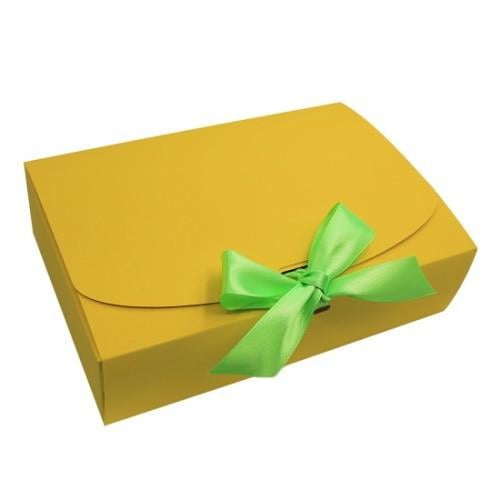 Подарочная коробка комплект 10 шт. Жёлтый