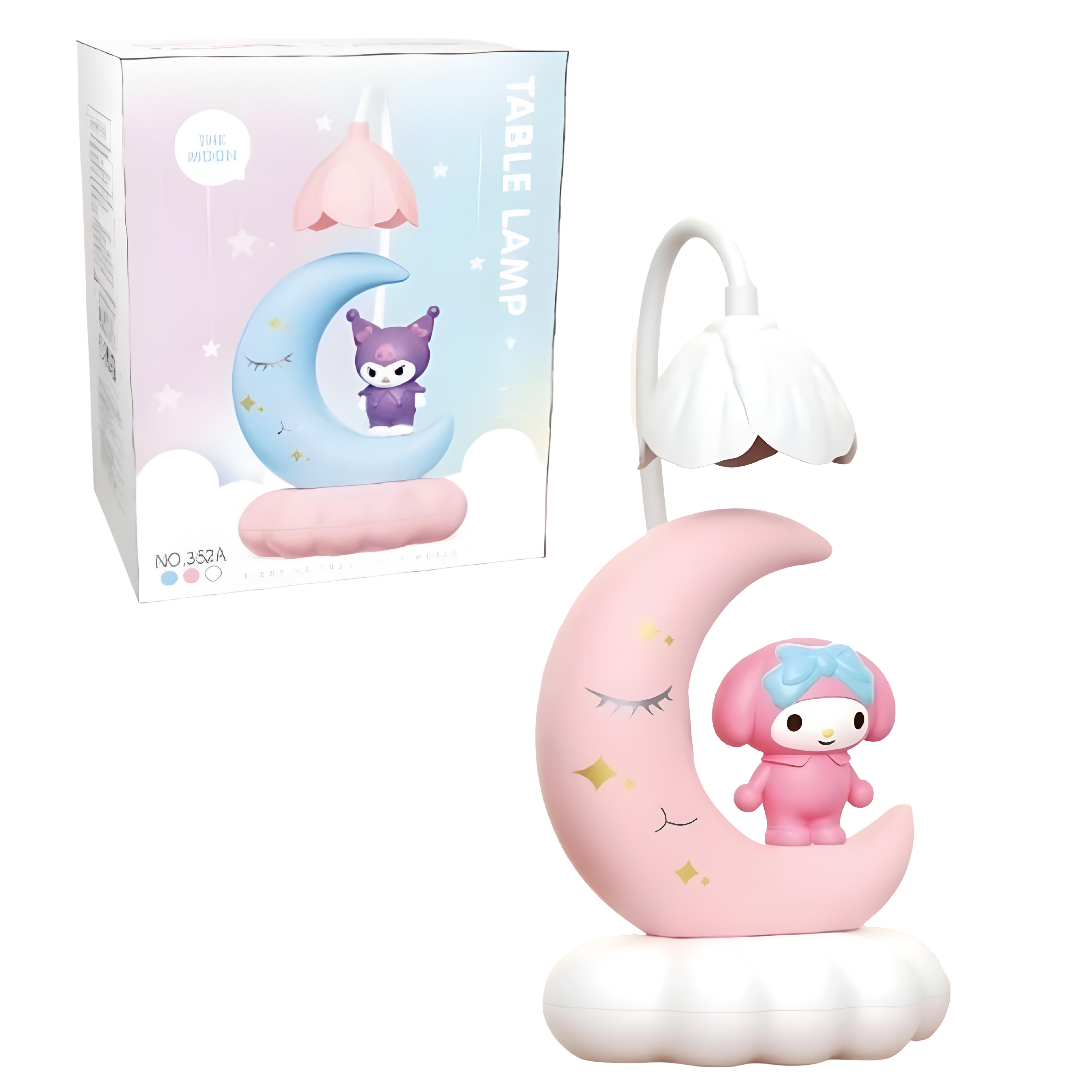 Настольная лампа детская Май Мелоди на луне Белый (352C)