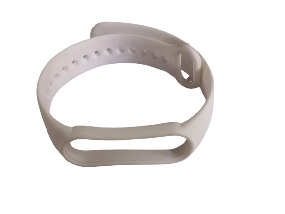 Ремешок для часов Xiaomi Mi Band 5/6 Design Белый (2366) - фото 1