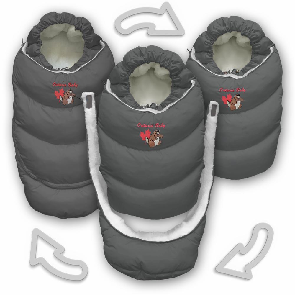 Конверт-трансформер Alaska 2в1 Cірий (ART-0000312) - фото 4 Конверт-трансформер Alaska 2в1 Cірий (ART-0000312) - фото 4