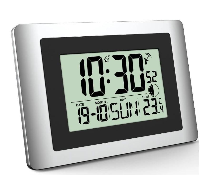 Годинник настінний Technoline WS8028 Silver/Black (DAS302459)