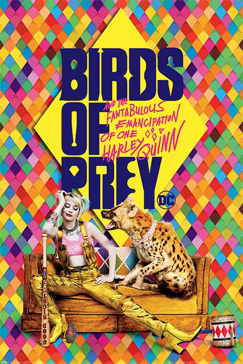Постер плакат Хищные Птицы Гиена Харли/Birds Of Prey Harley's Hyena 61x91,5 см