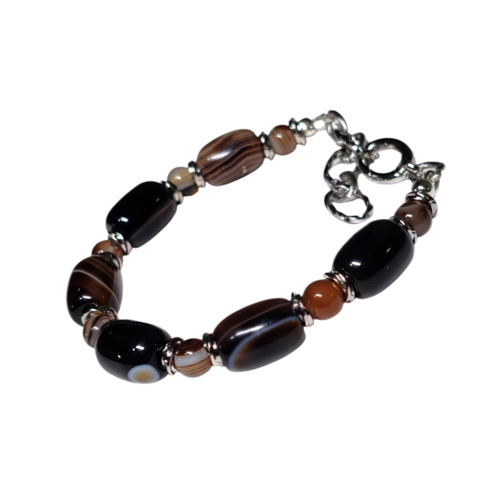 Браслет DARSANA Оливия из натурального камня агат (DRSU005137)