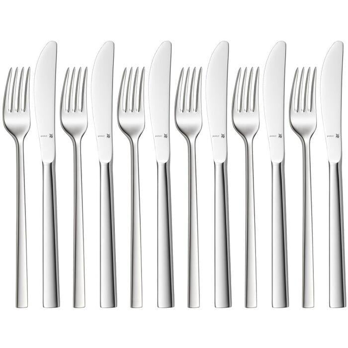 Набор столовых приборов WMF Sonic Cromargan protect® 12 пр. для завтрака/десерта.