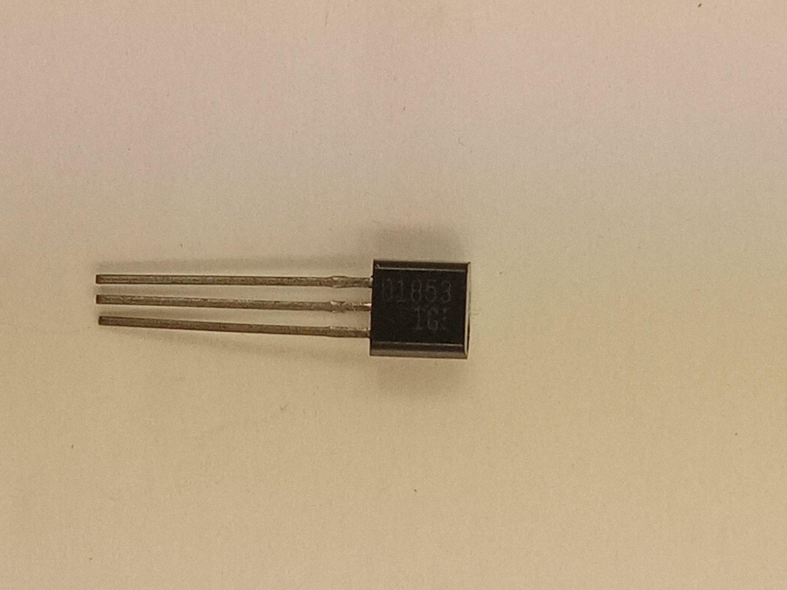 Транзистор 2SD1853 npn 60V 1.5A 0.7W TO-92 (22072) Транзистор 2SD1853 npn 60V 1.5A 0.7W TO-92 (22072)